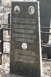 Рабинович Моисей Исаакович, Москва, Востряковское кладбище